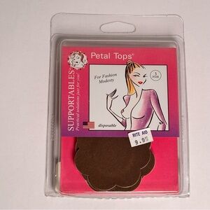SUPPORTABLE/PETAL TOPS Disposable pasties Dark brown